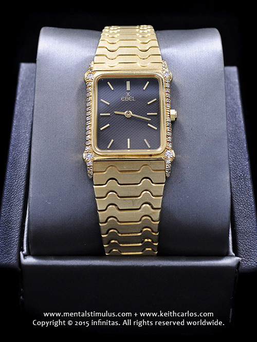 Olympic Gold Jewelry - Ebel Ladies Watch Yellow Gold 01