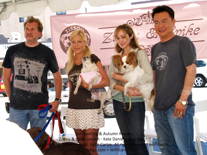 Tori Spelling & Autumn Reeser - Zissou Spike Launch, Kate Daniels Boutique