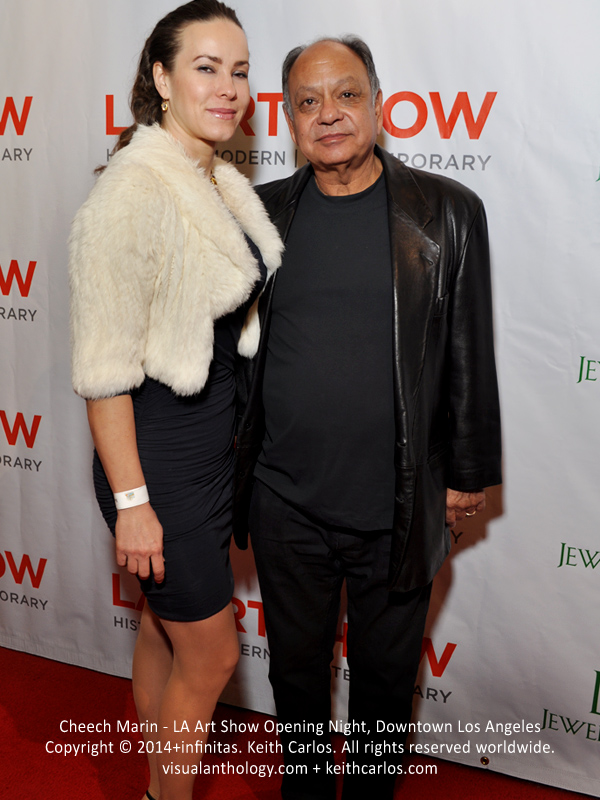 Cheech Marin - LA Art Show Opening