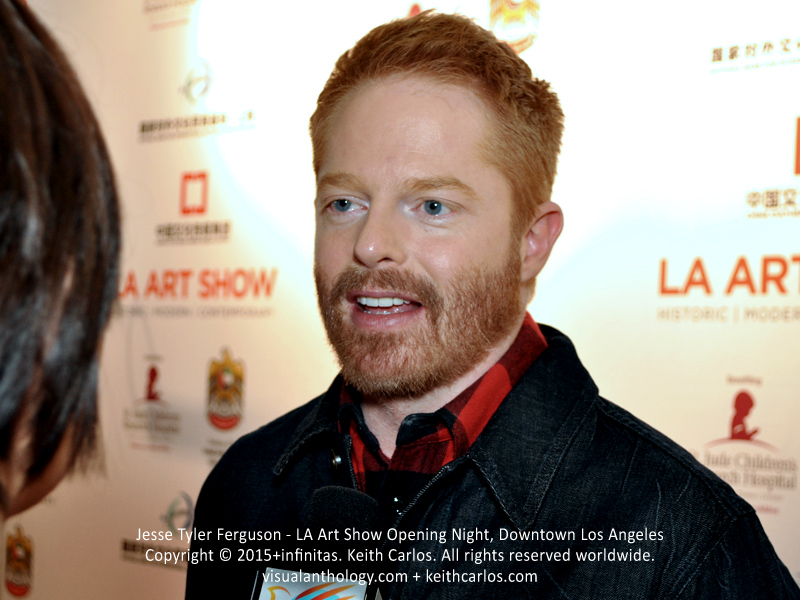 Jesse Tyler Ferguson - LA Art Show Red Carpet
